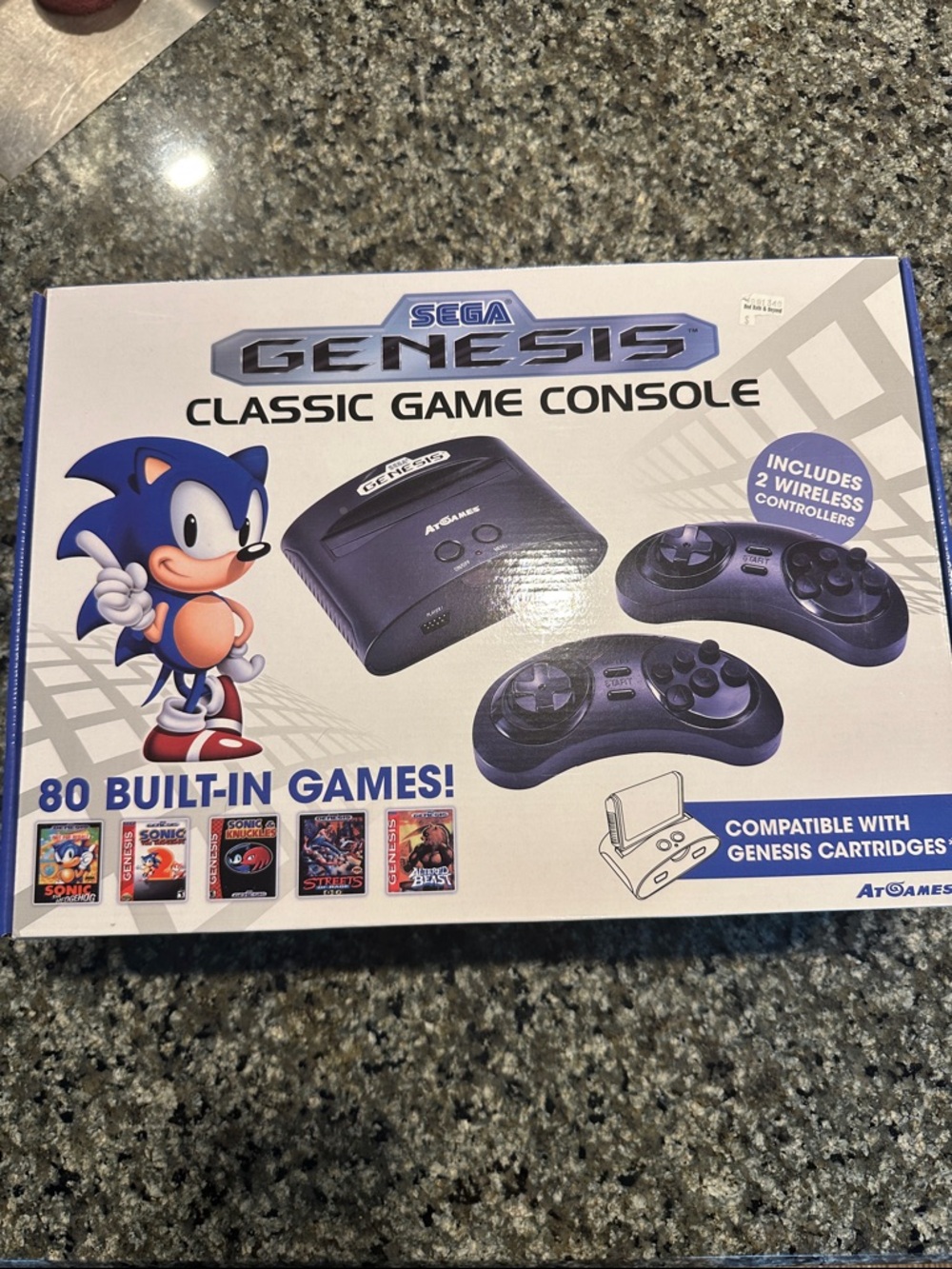 Genesis Classic Game Console - Blue
